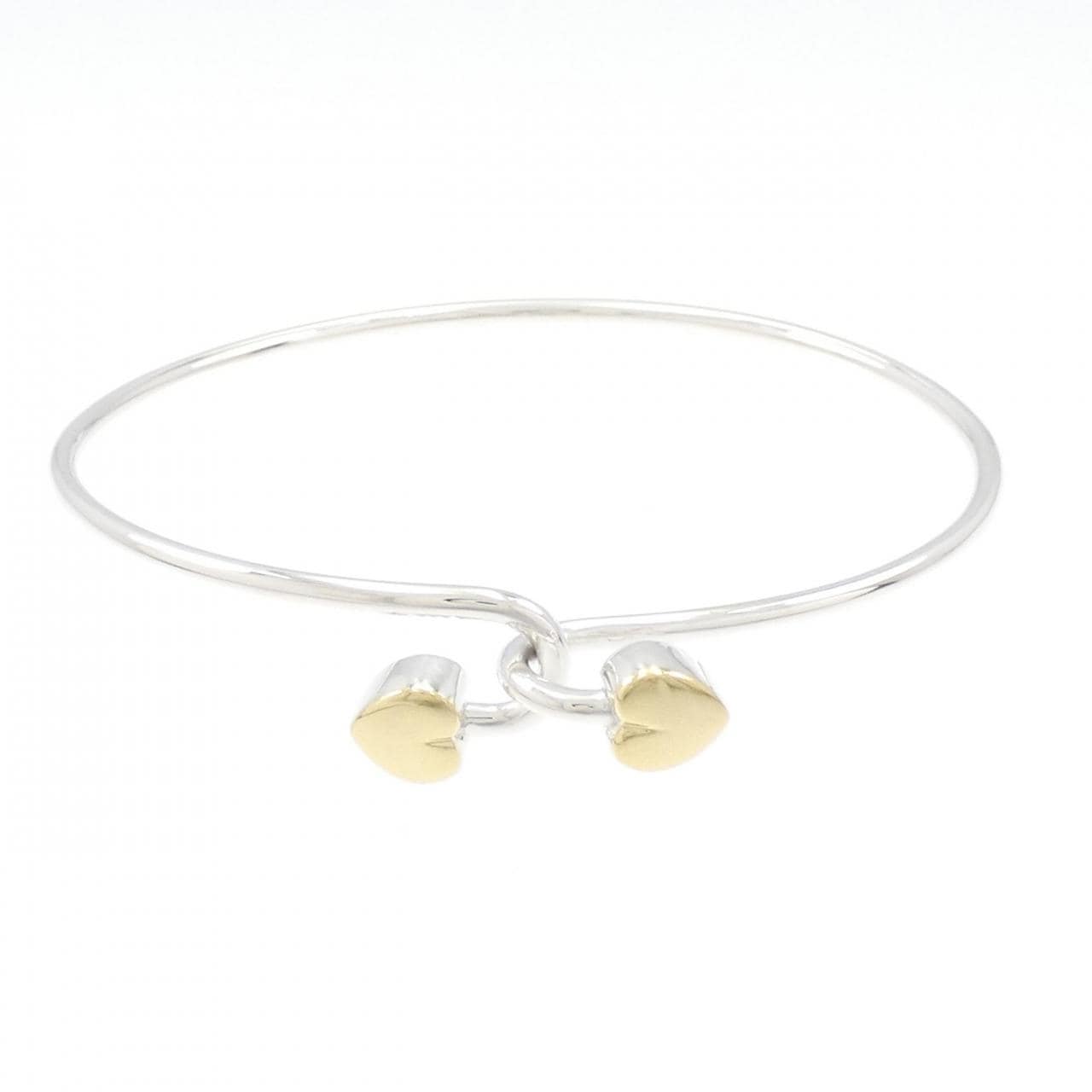 TIFFANY Solid Double Heart Bangle