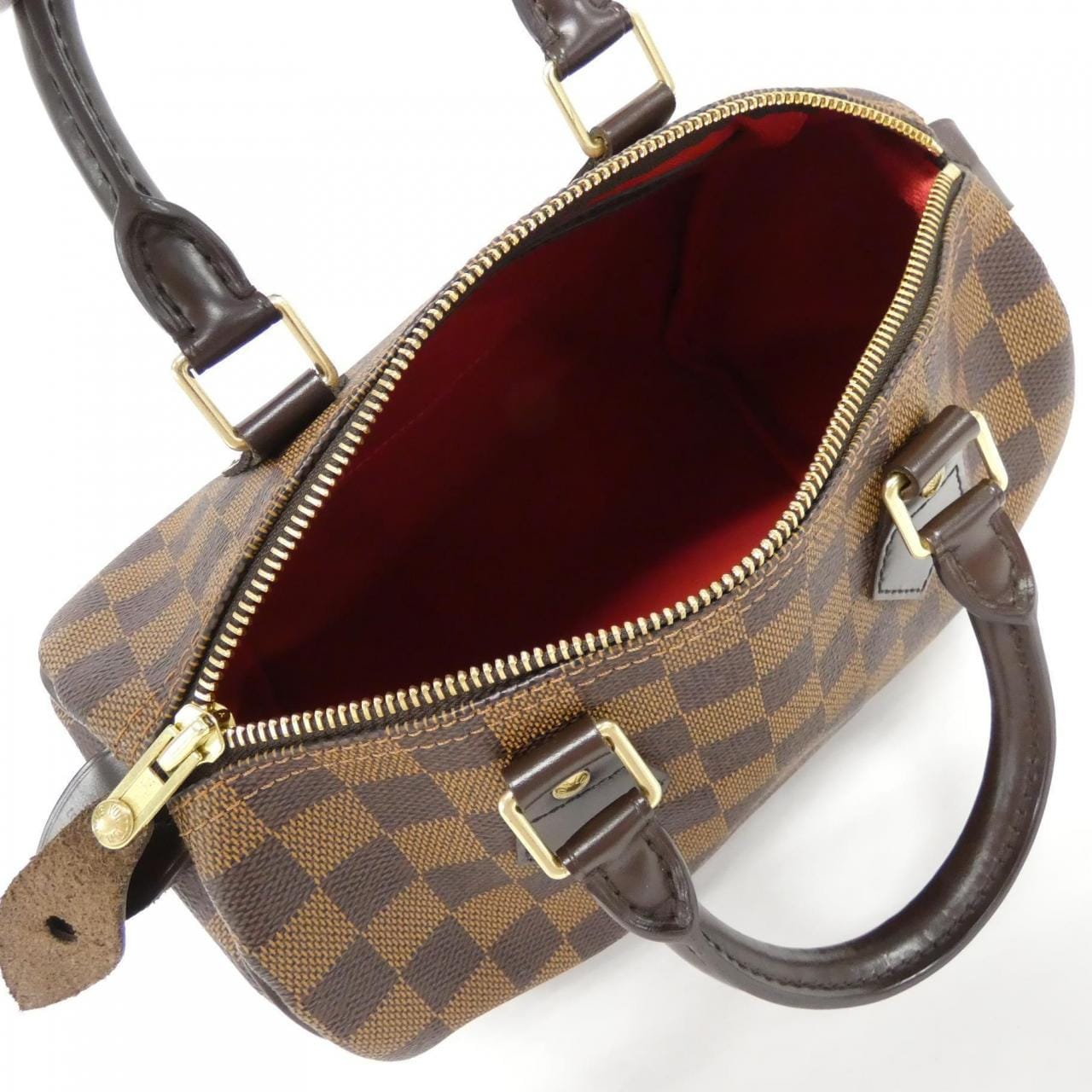 LOUIS VUITTON Damier Speedy 25cm N41532 Boston Bag