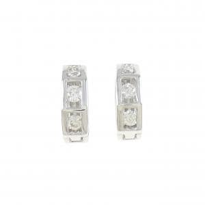K14WG ダイヤモンド イヤリング 0.60CT
