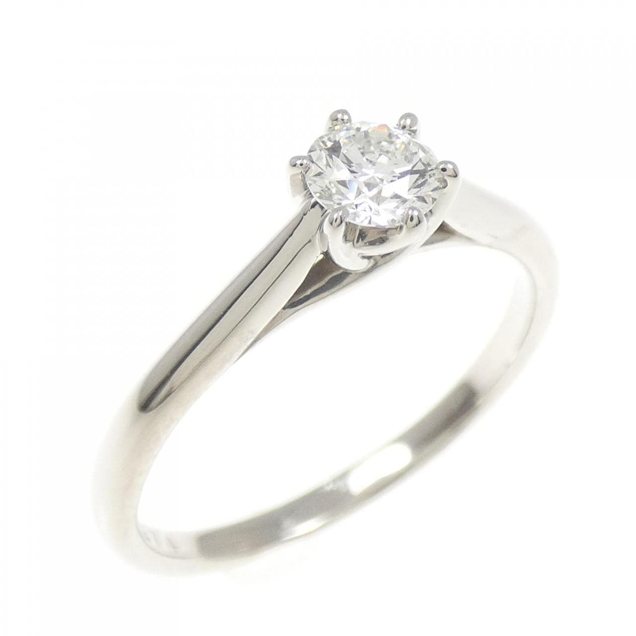 PT950 ダイヤモンド リング 0.274CT G VS2 EXT H&C