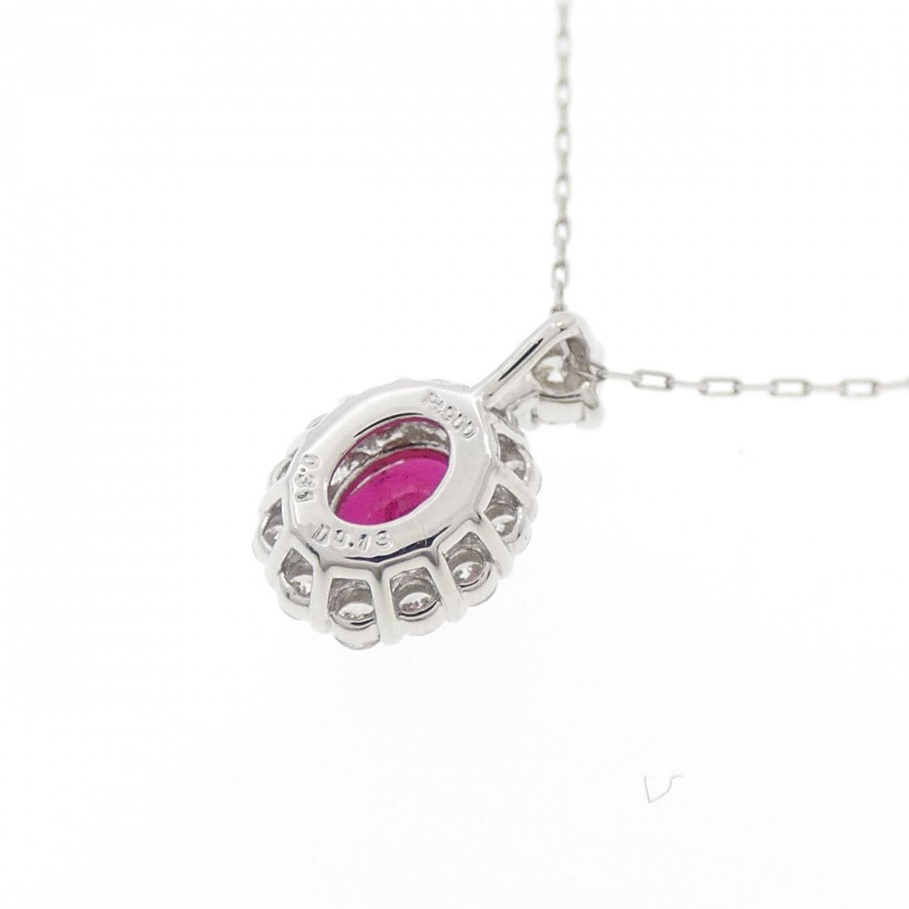 [新品] PT900/PT850 红宝石项链 0.31CT