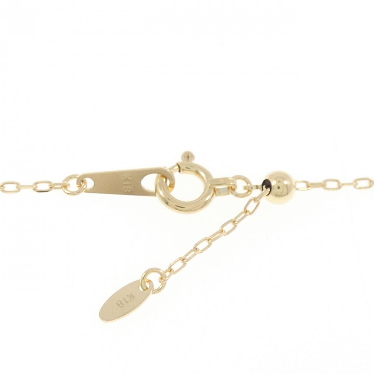 K18YG ダイヤモンド ネックレス 0.30CT