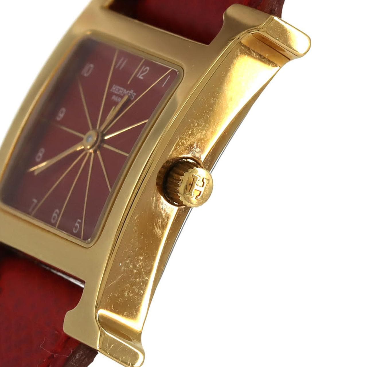 【ノーメンテナンス還元価格】エルメス Hウォッチ GP HH1.201 GP クォーツ