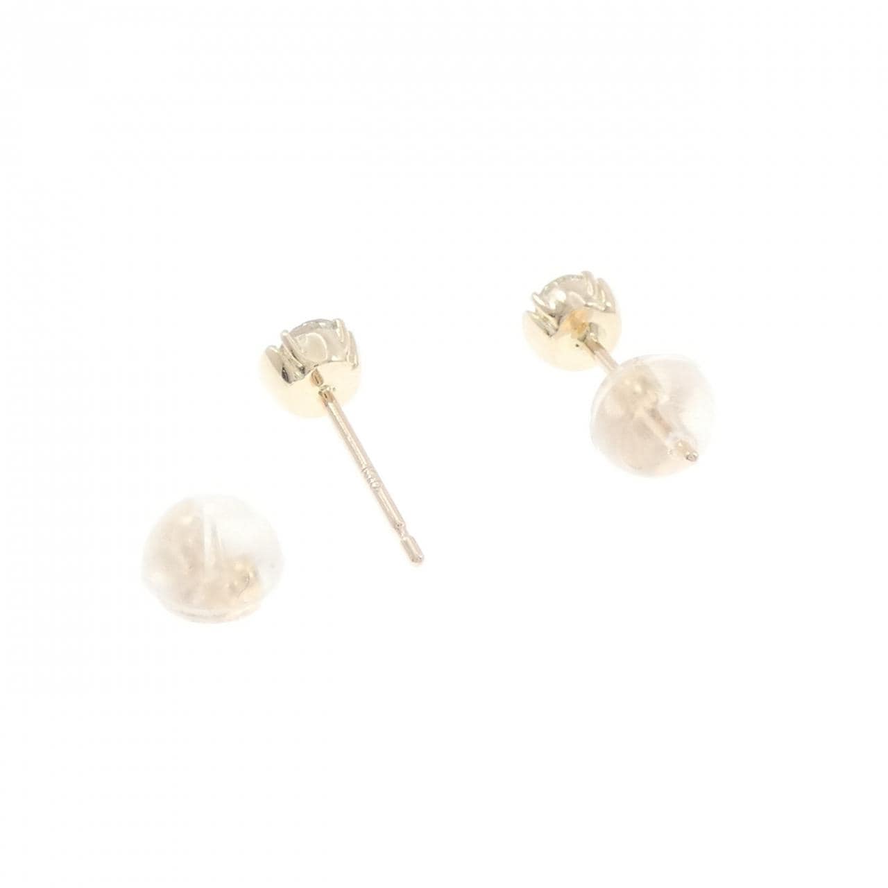 【リメイク】K10YG ダイヤモンド ピアス 0.14CT