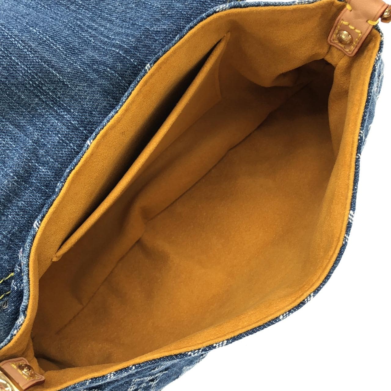 ルイヴィトン モノグラム デニム ミニ プリーティ M95050 ショルダーバッグ