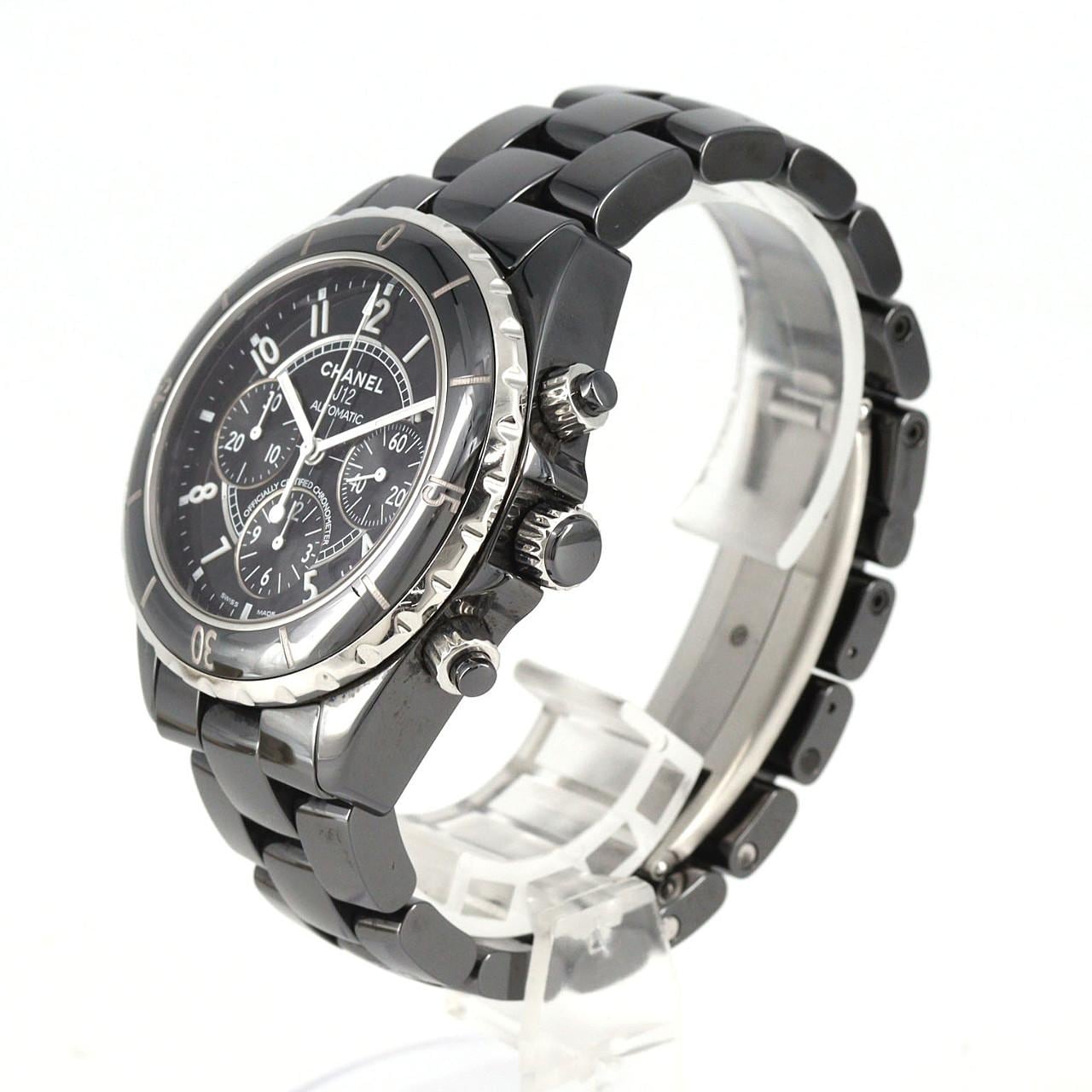 【ノーメンテナンス還元価格】シャネル J12クロノグラフ セラミック H0940 セラミック 自動巻