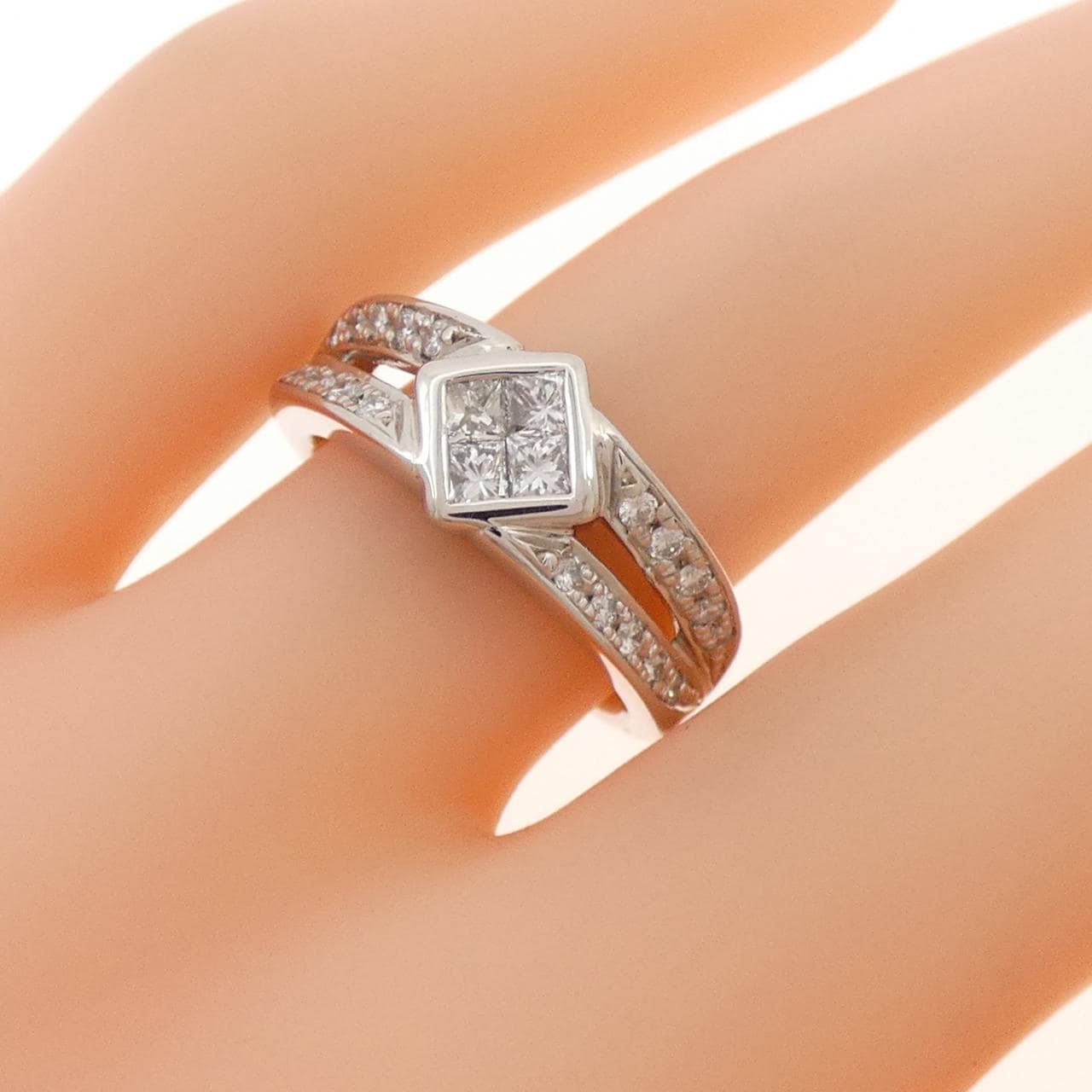 PT900 ダイヤモンド リング 0.50CT