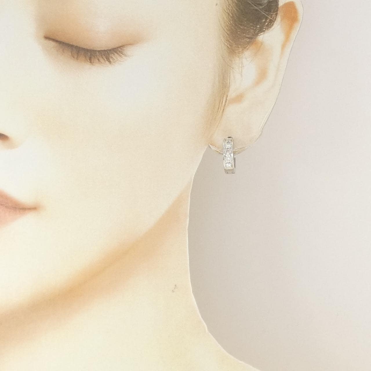 PT900 ダイヤモンド ピアス 0.58CT
