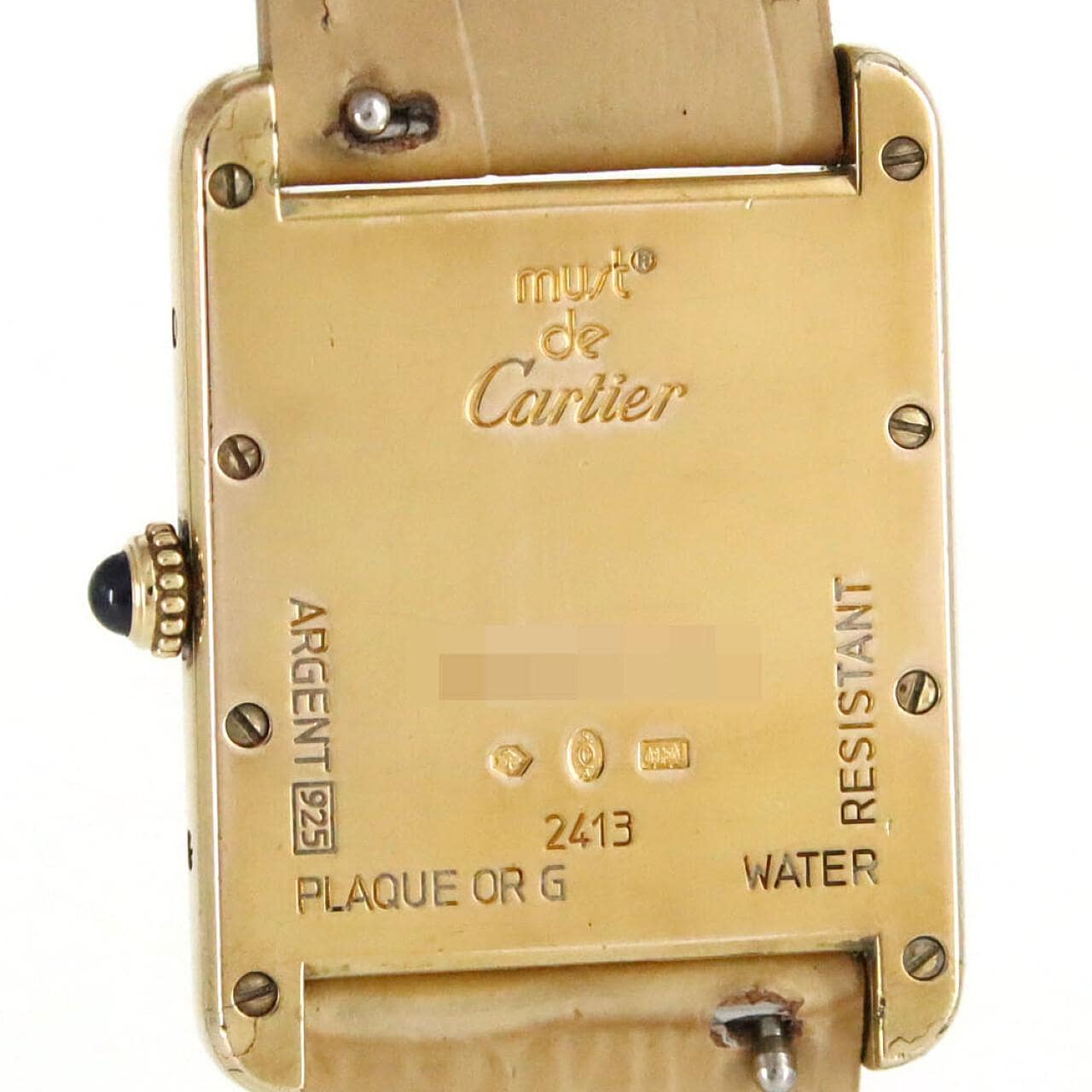 【ノーメンテナンス還元価格】カルティエ マストタンクデイト LM GP W1017454 GP クォーツ