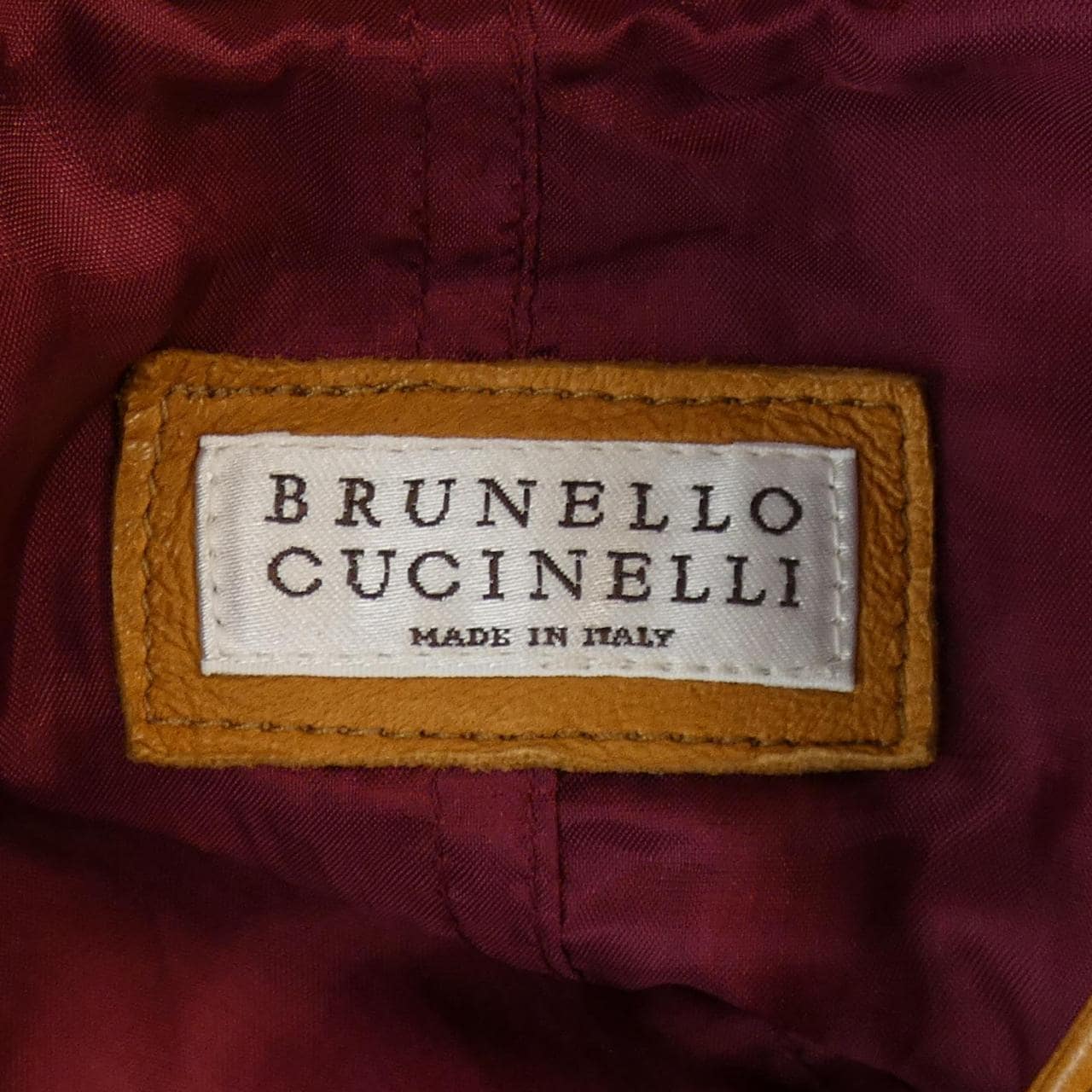 BRUNELLO CUCINELLI CUCINELLI 皮夹克