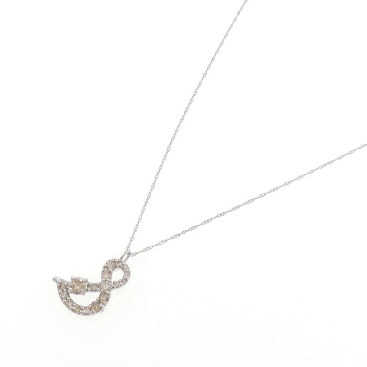 PT900/PT850 ダイヤモンド ネックレス 0.50CT