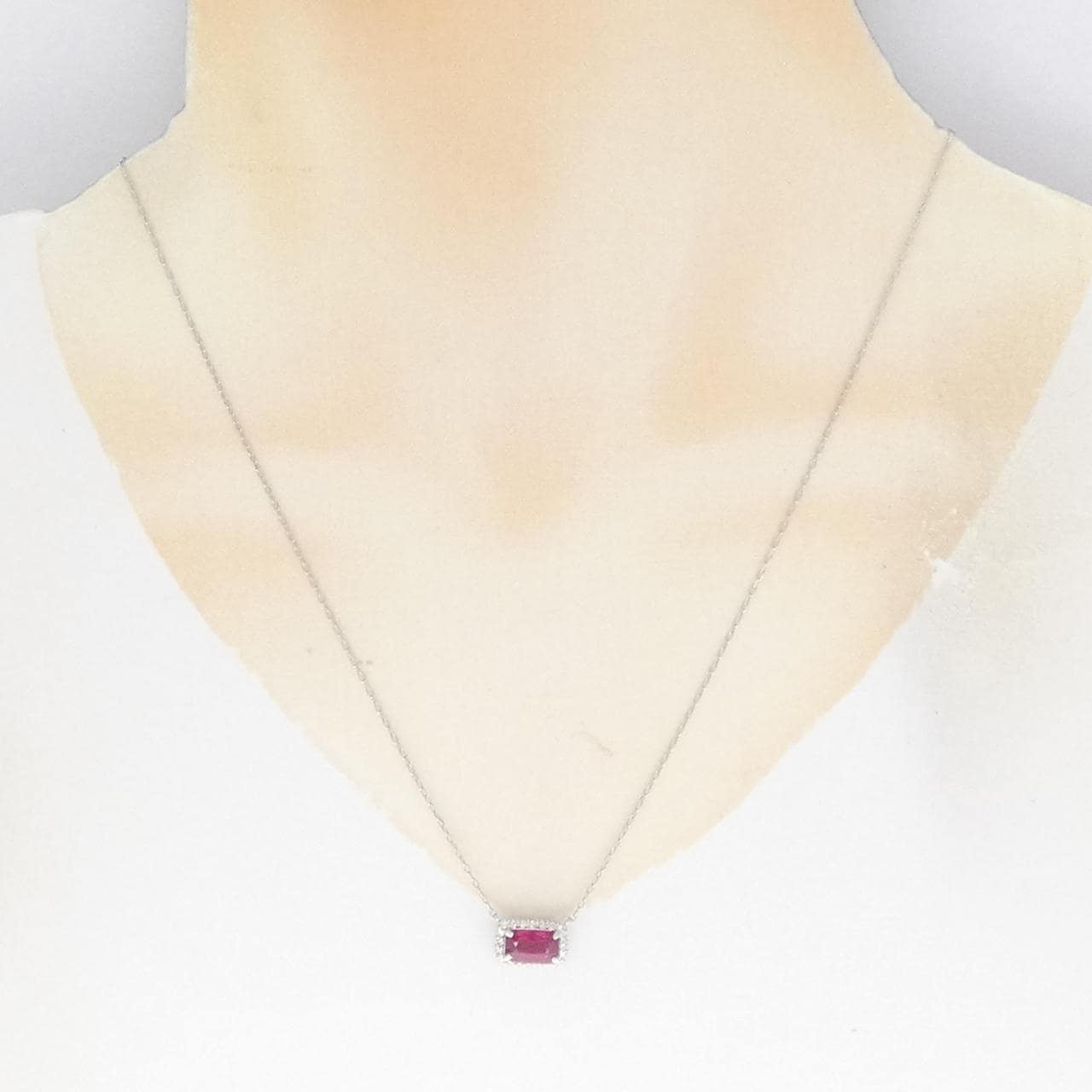 [Remake] PT Ruby Necklace 1.41CT Burmese