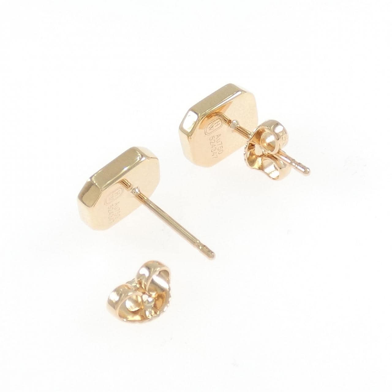 ハリーウィンストン HWロゴ ピアス