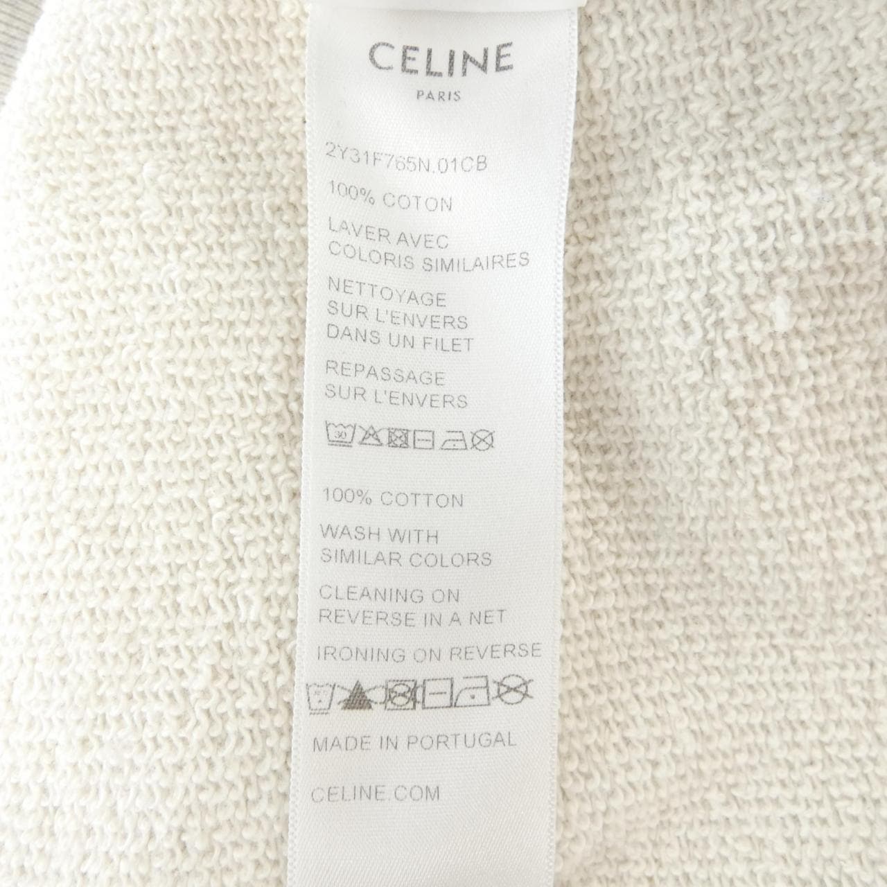 セリーヌ CELINE CELINE PARISルーズスウェットシャツ 2Y31F765N スウェット