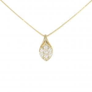 K18YG ダイヤモンド ネックレス 0.13CT