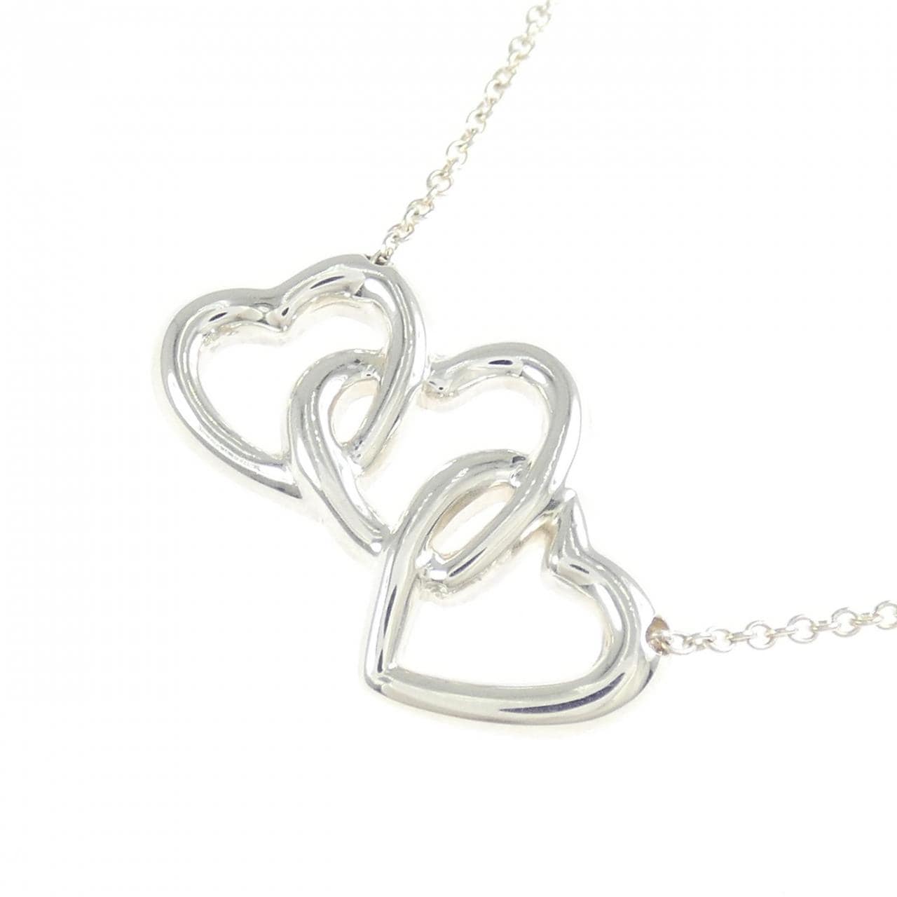 ティファニー トリプルオープンハート ネックレス