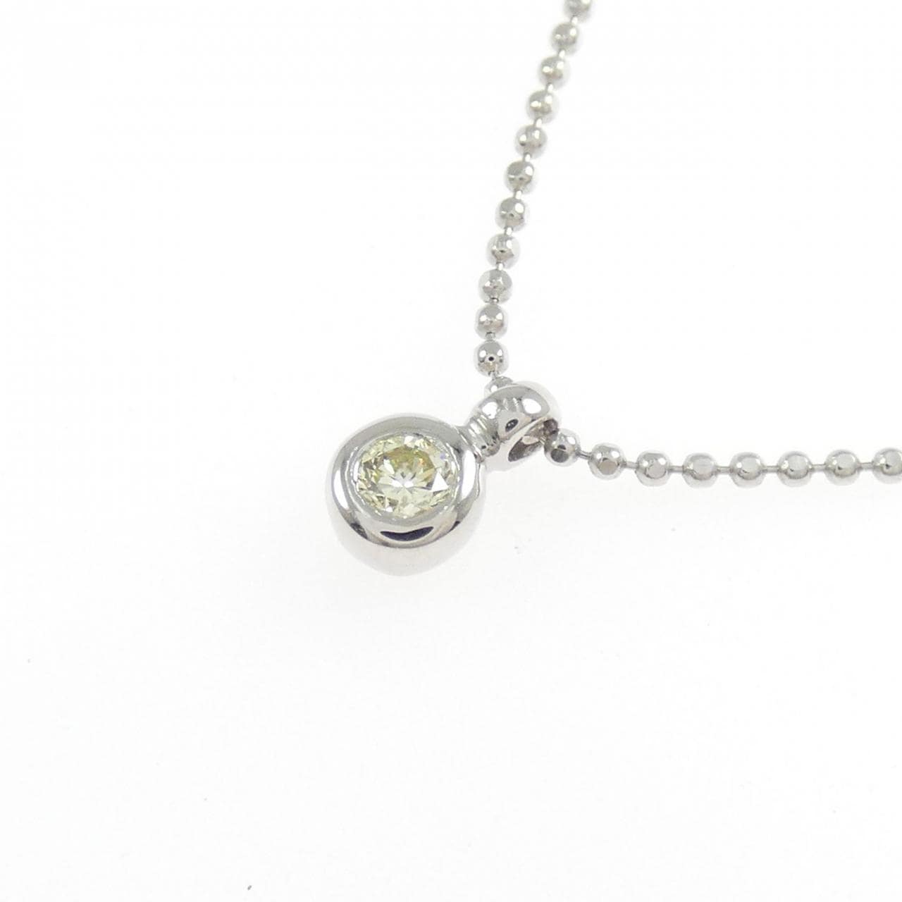 PT900/PT850 ダイヤモンド ネックレス 0.1CT