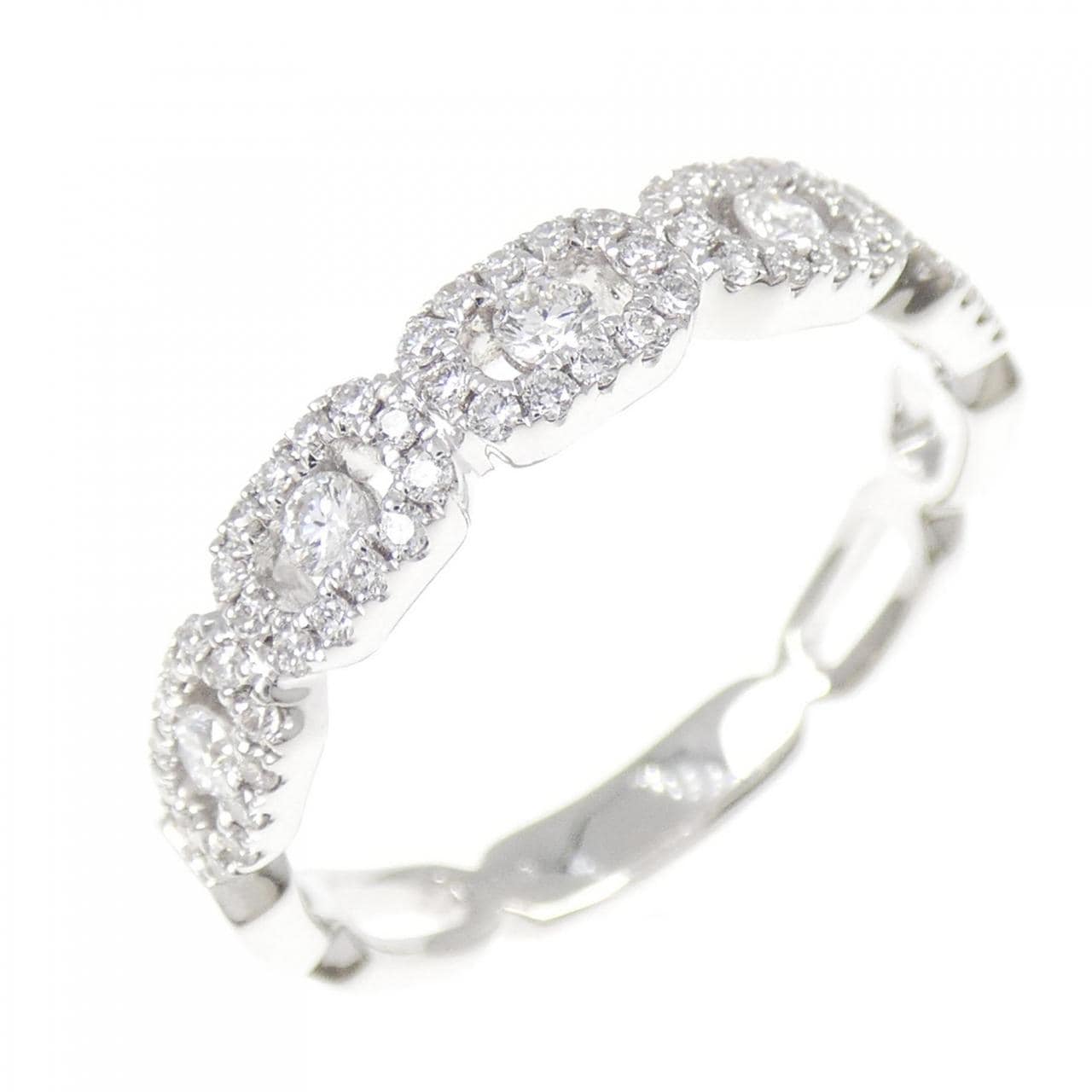 K18WG ダイヤモンド リング 0.39CT