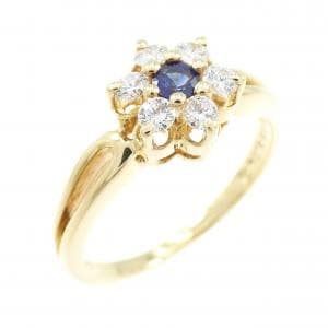 ミキモト サファイヤ リング 0.14CT