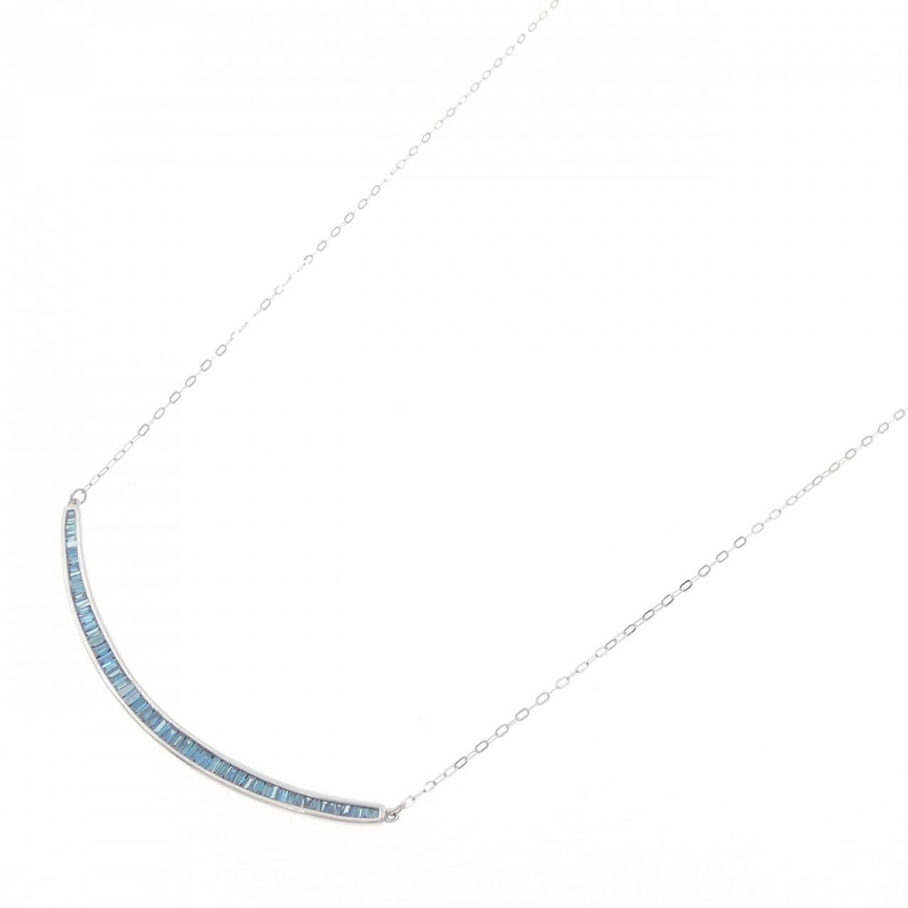 K18WG ダイヤモンド ネックレス 0.60CT