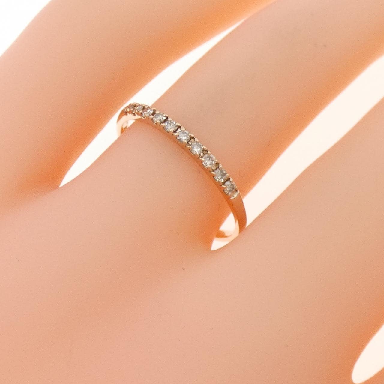 K18PG ダイヤモンド リング 0.10CT