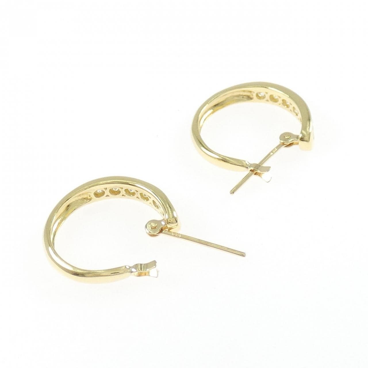 K18YG ダイヤモンド ピアス 0.50CT