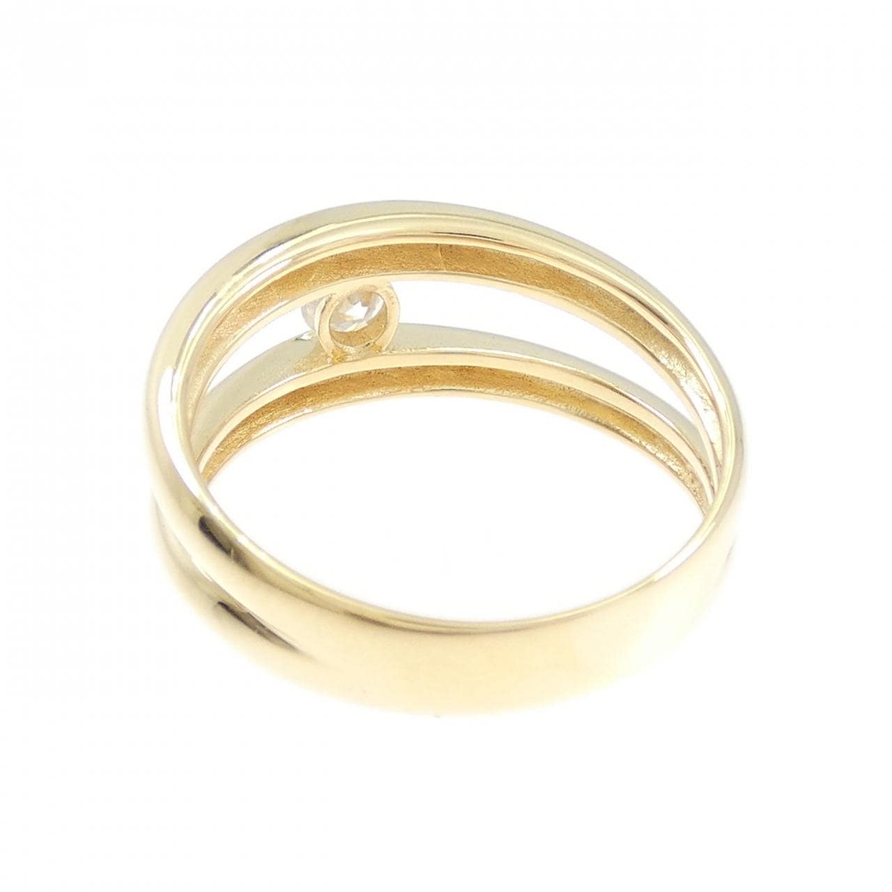K18YG ダイヤモンド リング 0.15CT