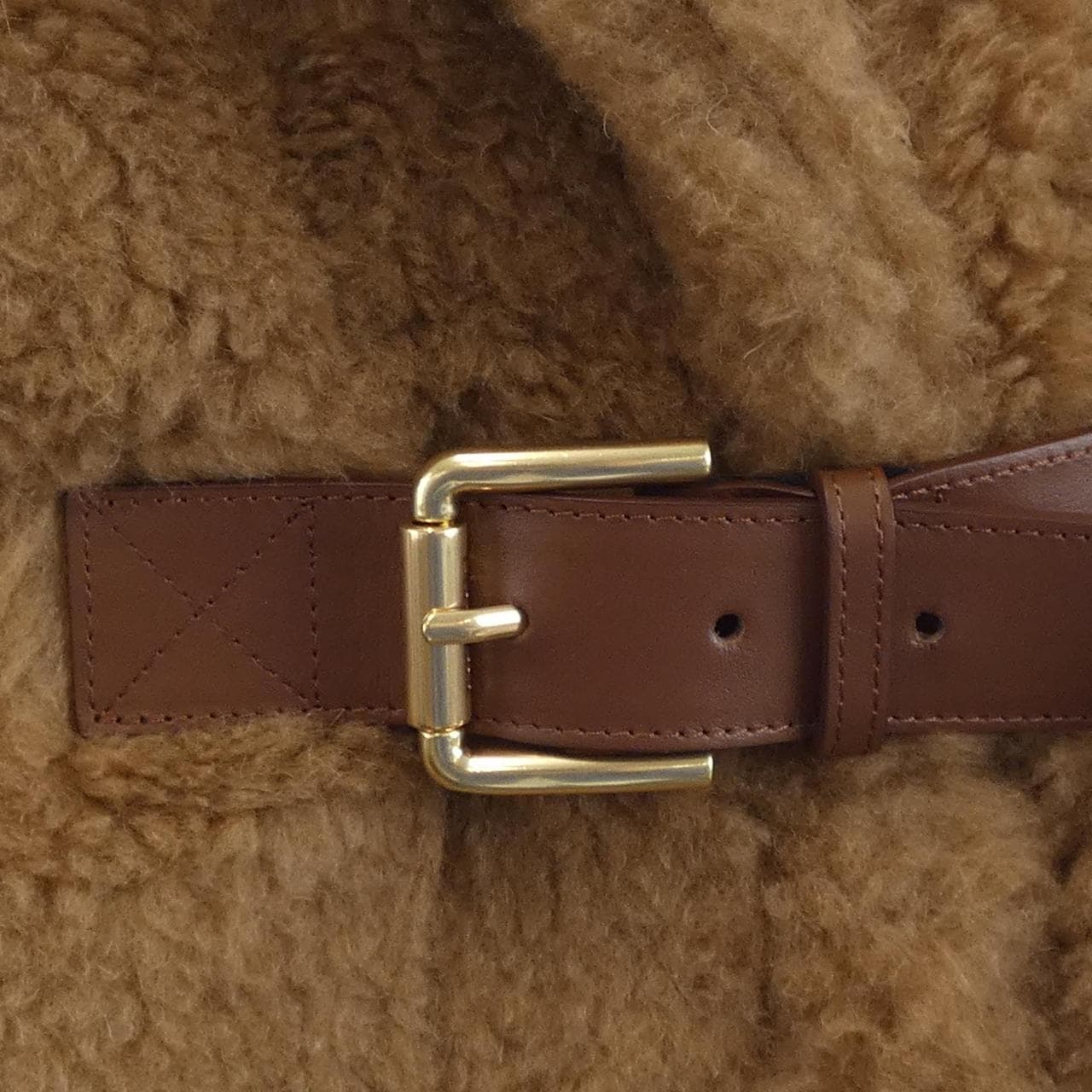 マックスマーラ Max Mara NEWABAVO テディベア ケープ