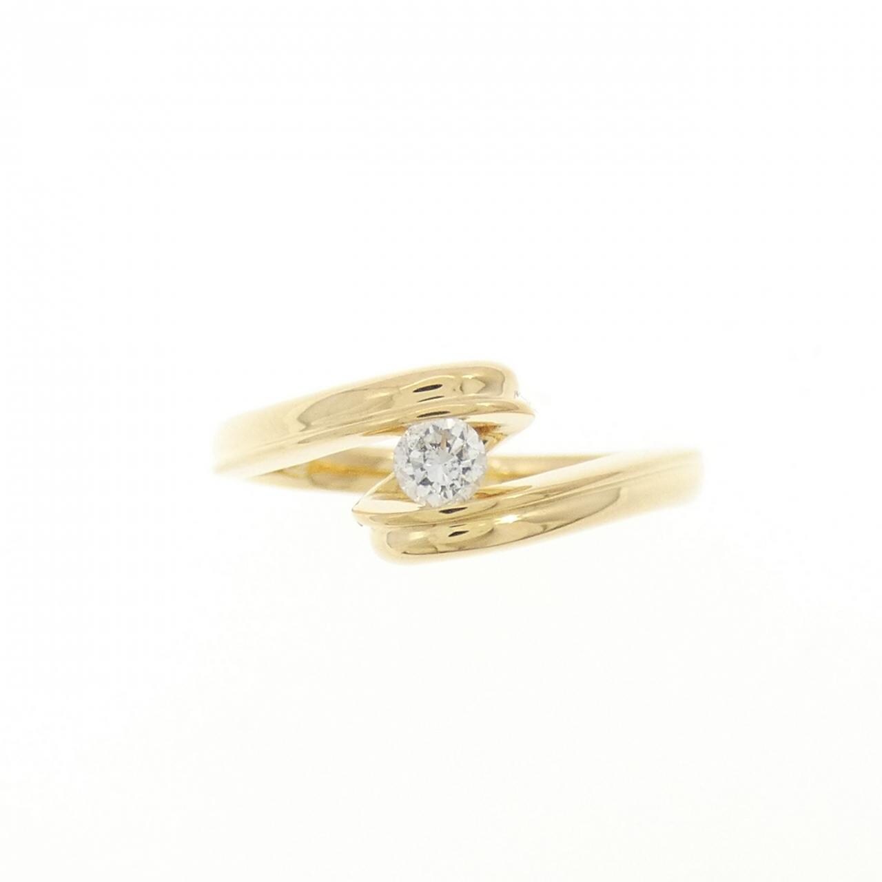 K18YG ダイヤモンド リング 0.10CT