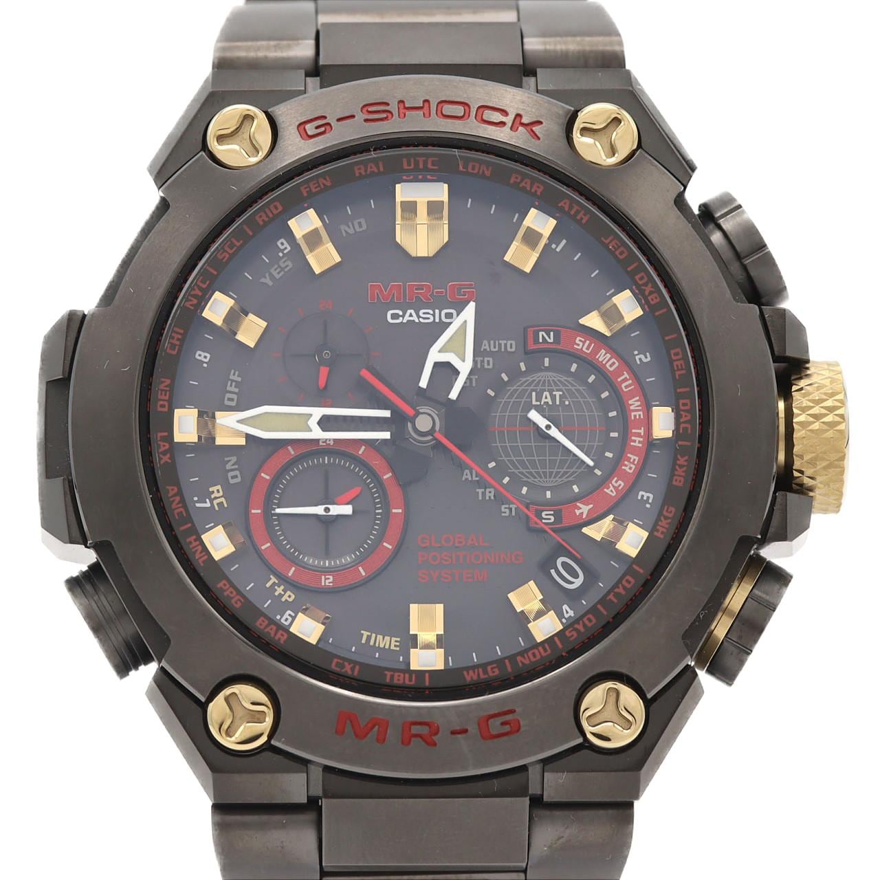 カシオ G-SHOCK･MR-G GPS 電波時計 MRG-G1000B-1A4JR TI ソーラークォーツ