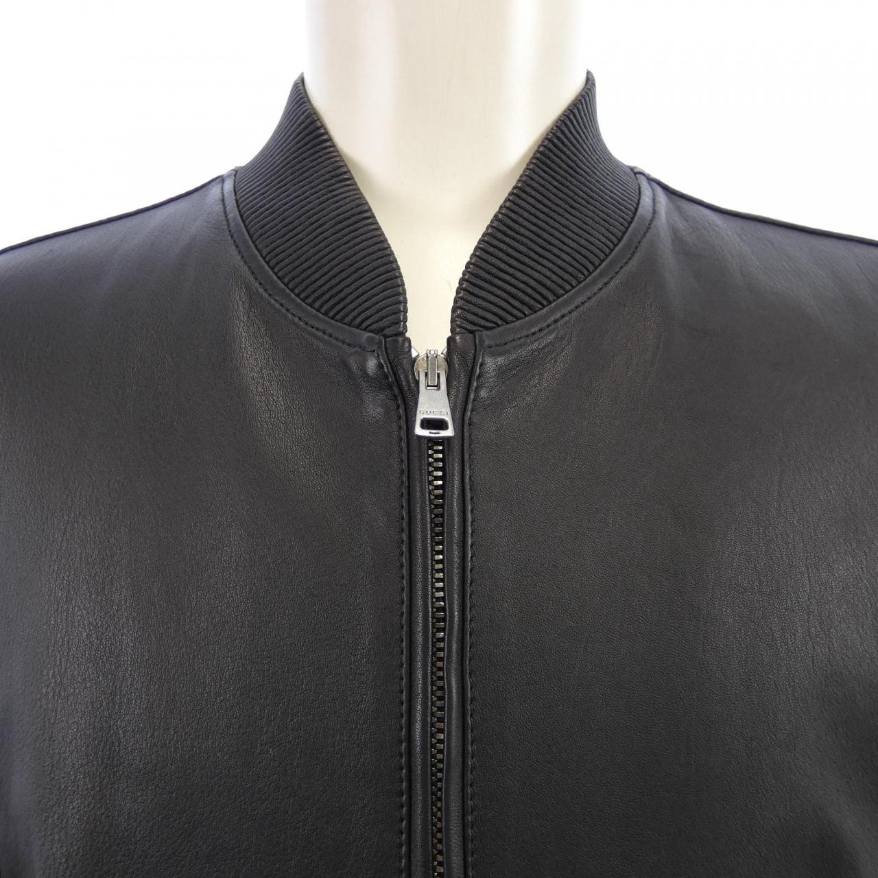 グッチ GUCCI 369950-XN535 レザージャケット