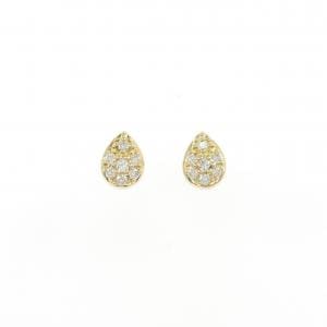 K18YG ダイヤモンド ピアス 0.10CT