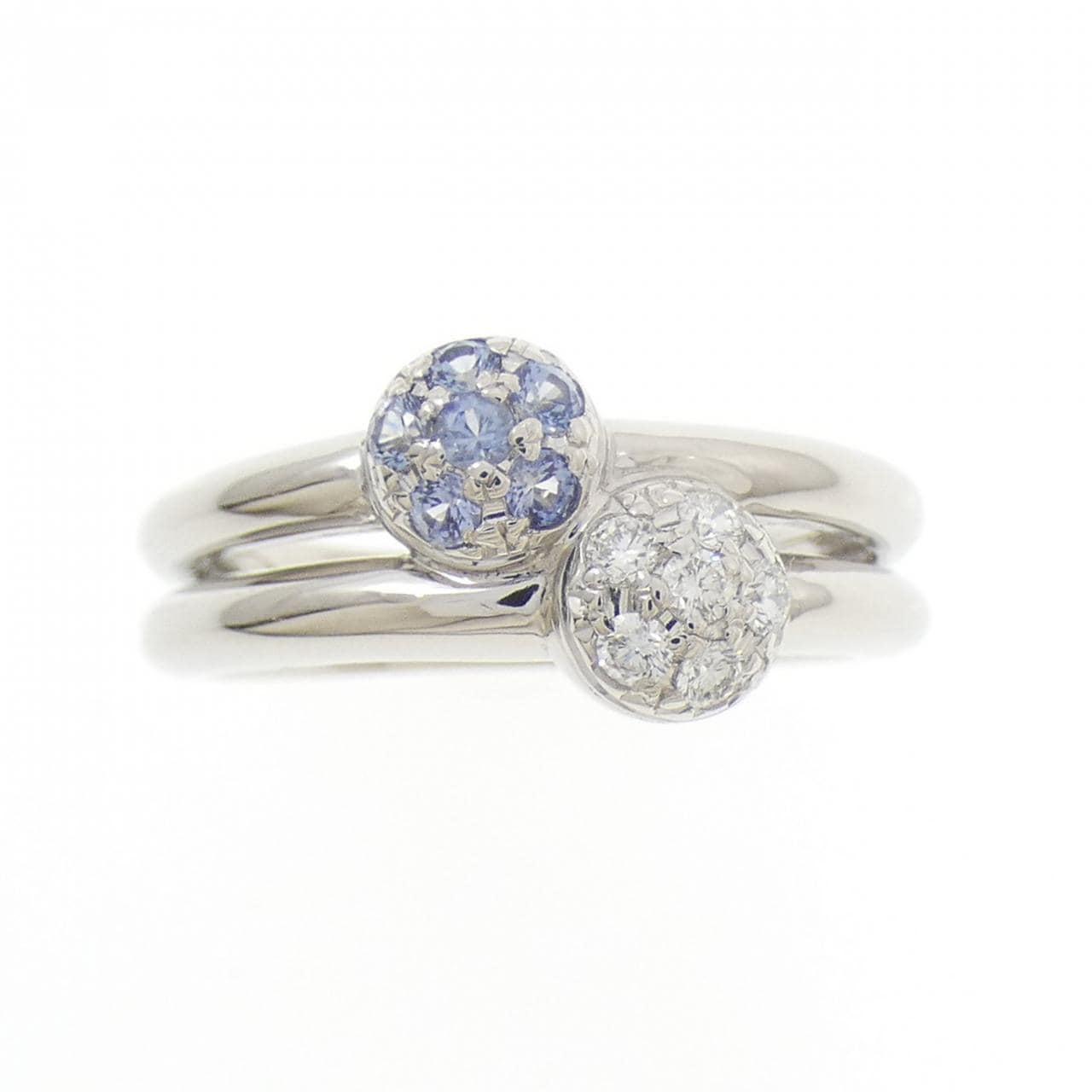 PT900 サファイヤ リング 0.16CT