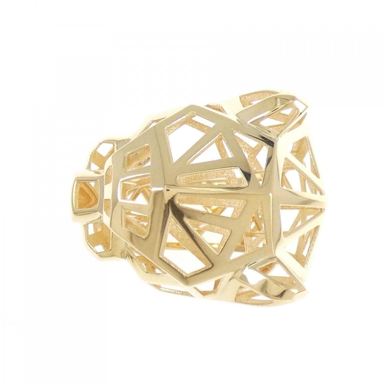 K18YG ダイヤモンド リング 0.12CT
