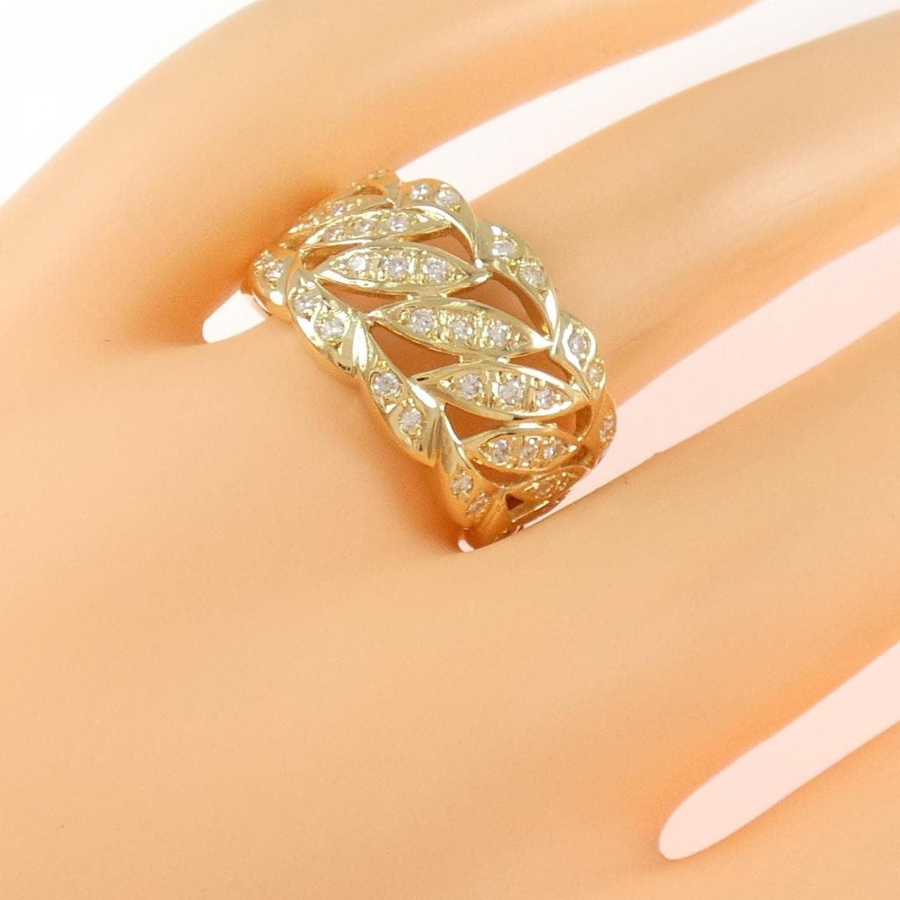 K18YG ダイヤモンド リング