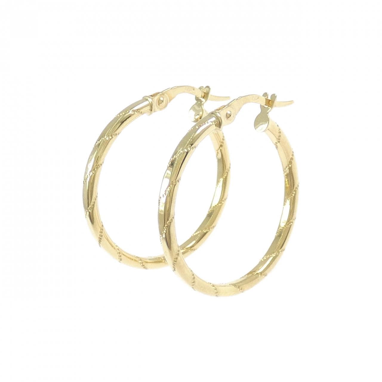 【新品】750YG フープ ピアス