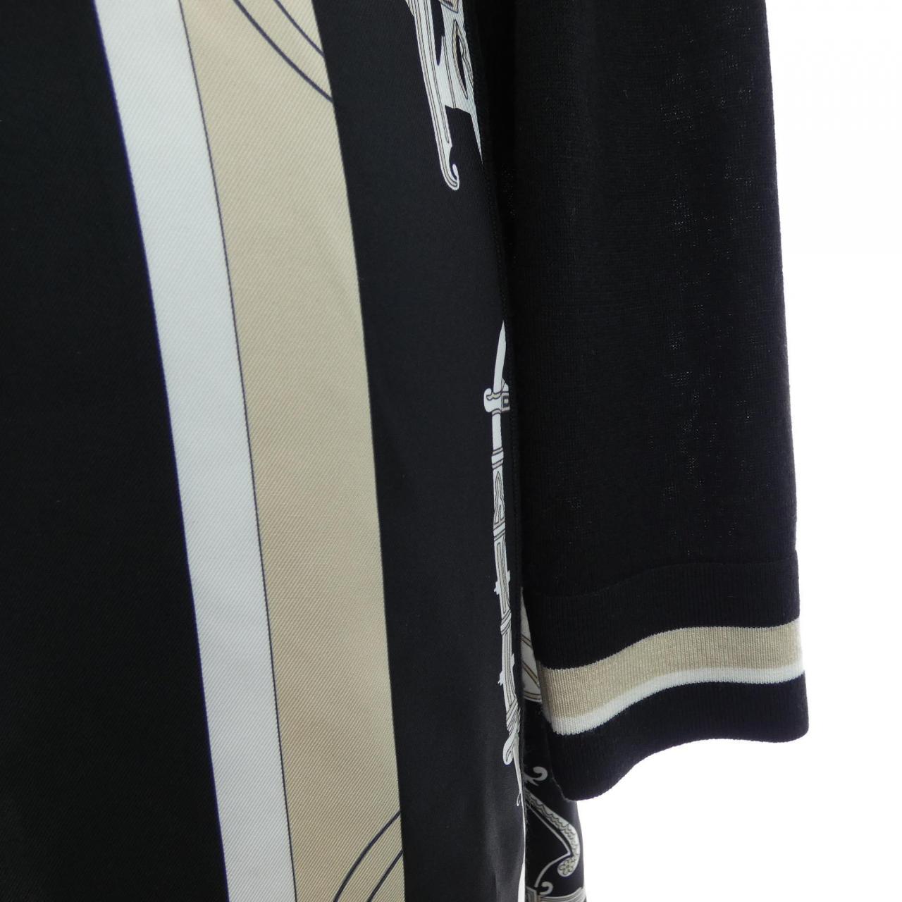 エルメス HERMES EX-LIBRIS 3E2804D7 ツイルレーヌ ロングカーディガン