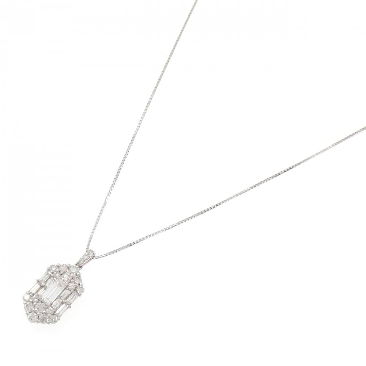 PT900/PT850 ダイヤモンド ネックレス 0.28CT