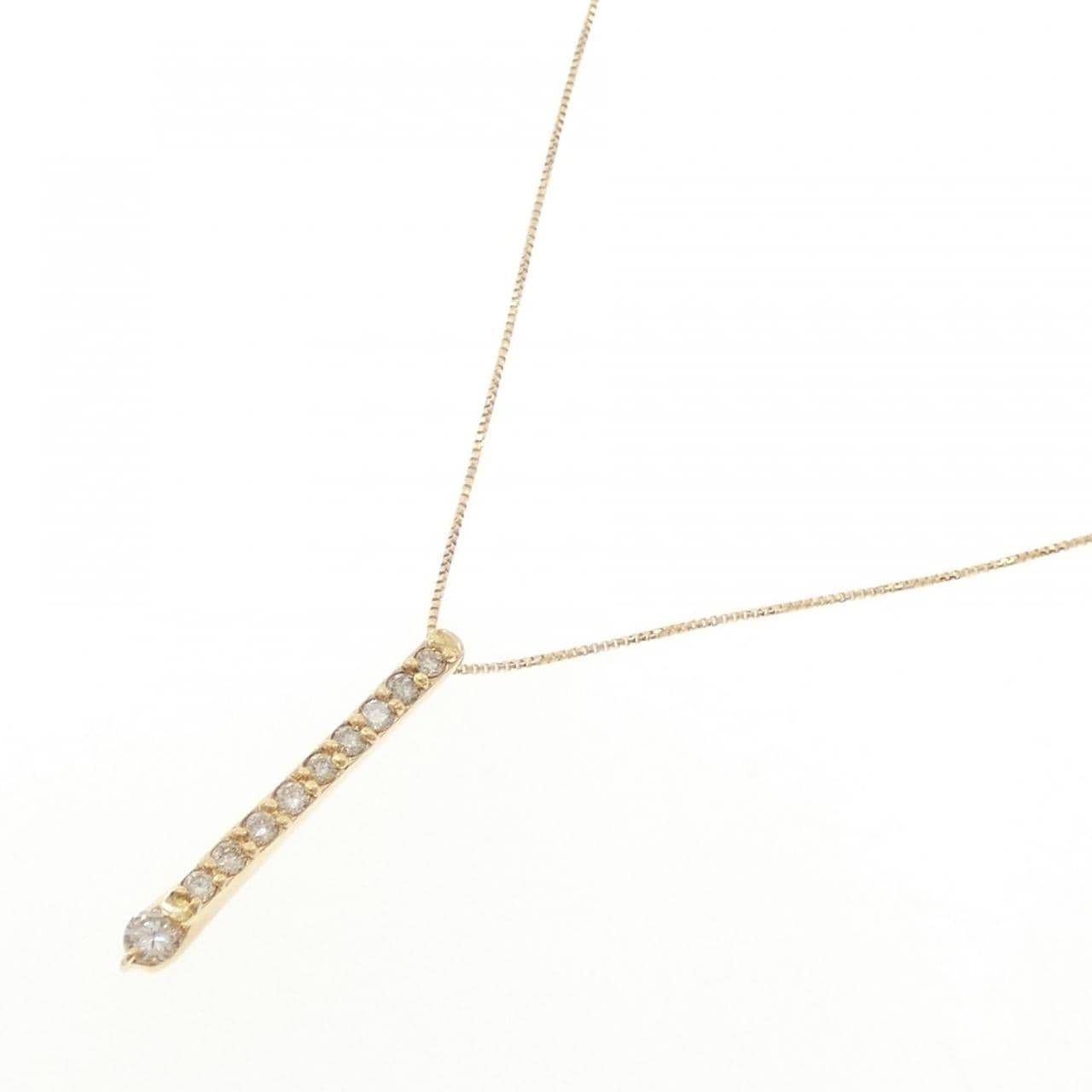 K18YG ダイヤモンド ネックレス 0.3CT