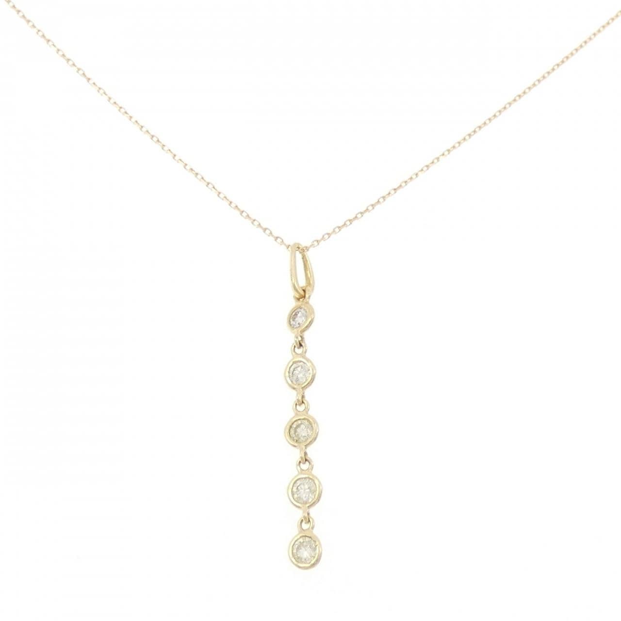 ジーエスティービー ダイヤモンド ネックレス 0.35CT