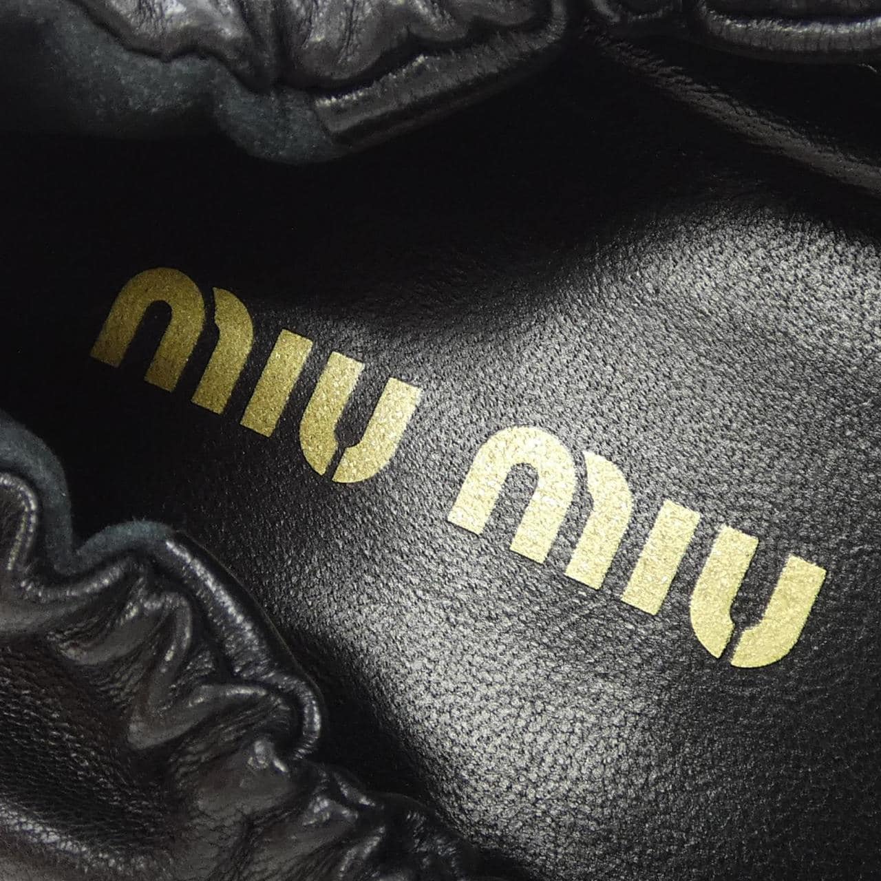 ミュウミュウ MIU MIU ルーシュ ローファー 5D341E シューズ