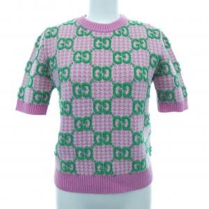 グッチ GUCCI GGハウンドトゥース ウールブークレ トップ 731007 XKCM8 ニット