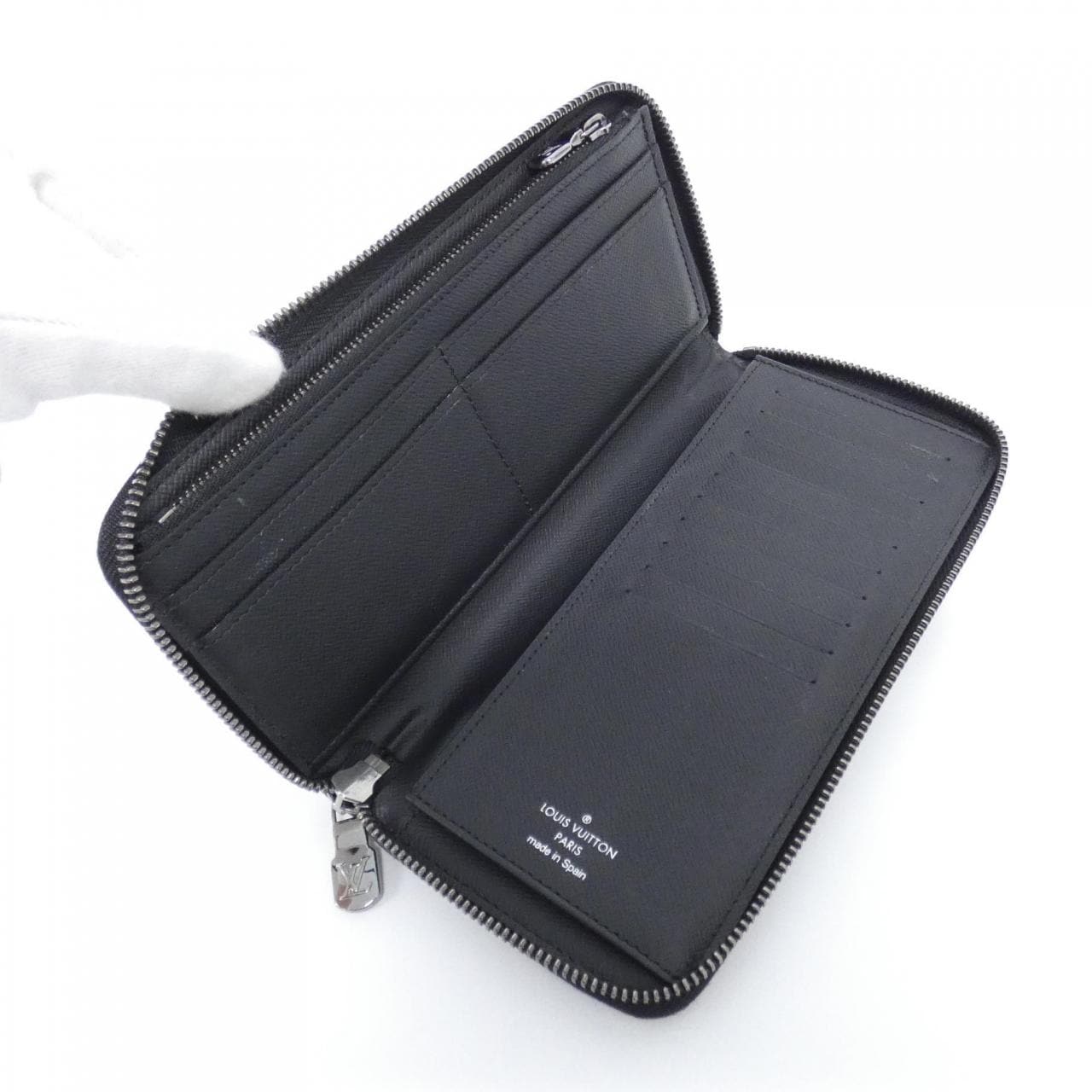 ルイヴィトン モノグラム エクリプス ジッピー ウォレット ヴェルティカル M62295 財布