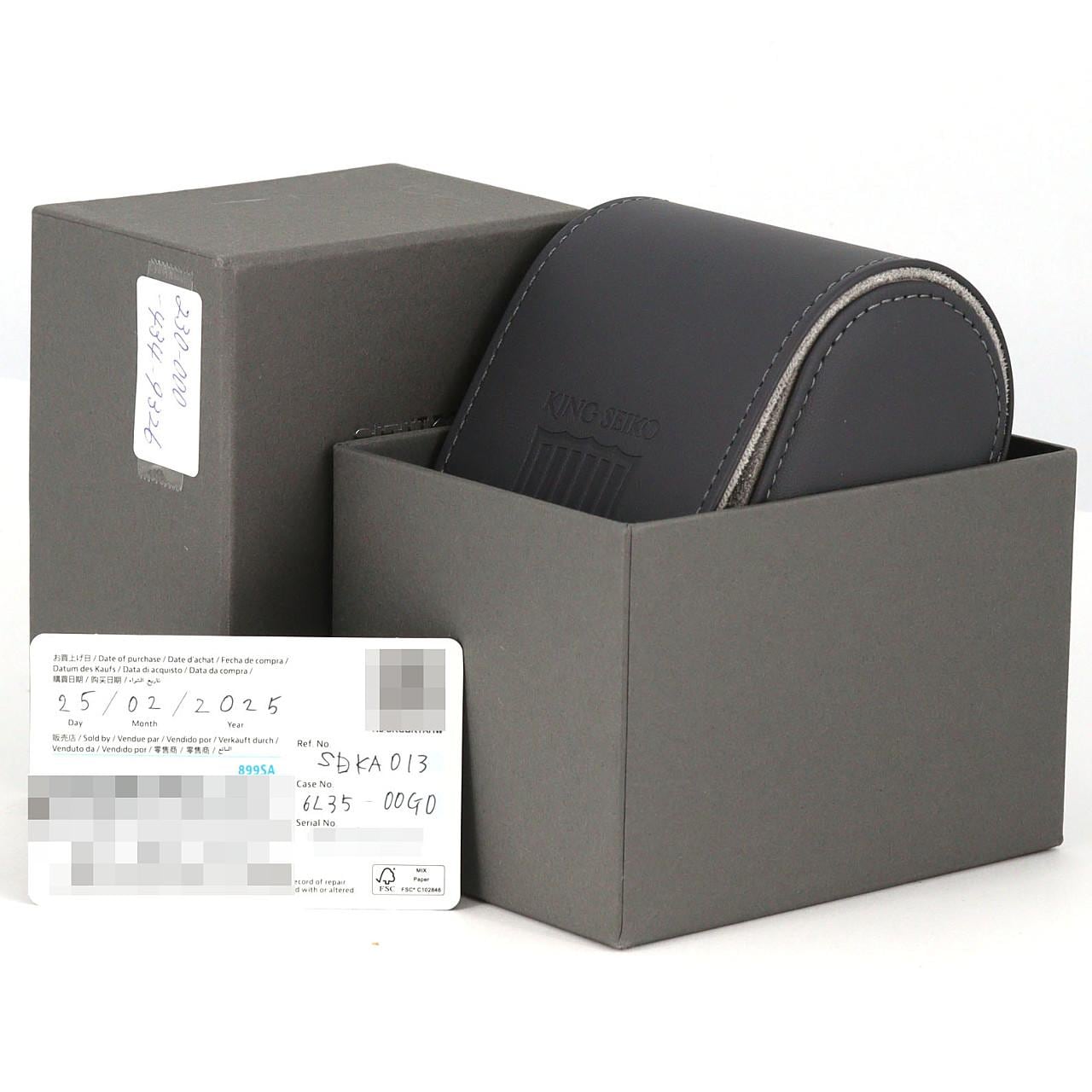 セイコー キングセイコー 6L35-00G0/SDKA013 SS 自動巻