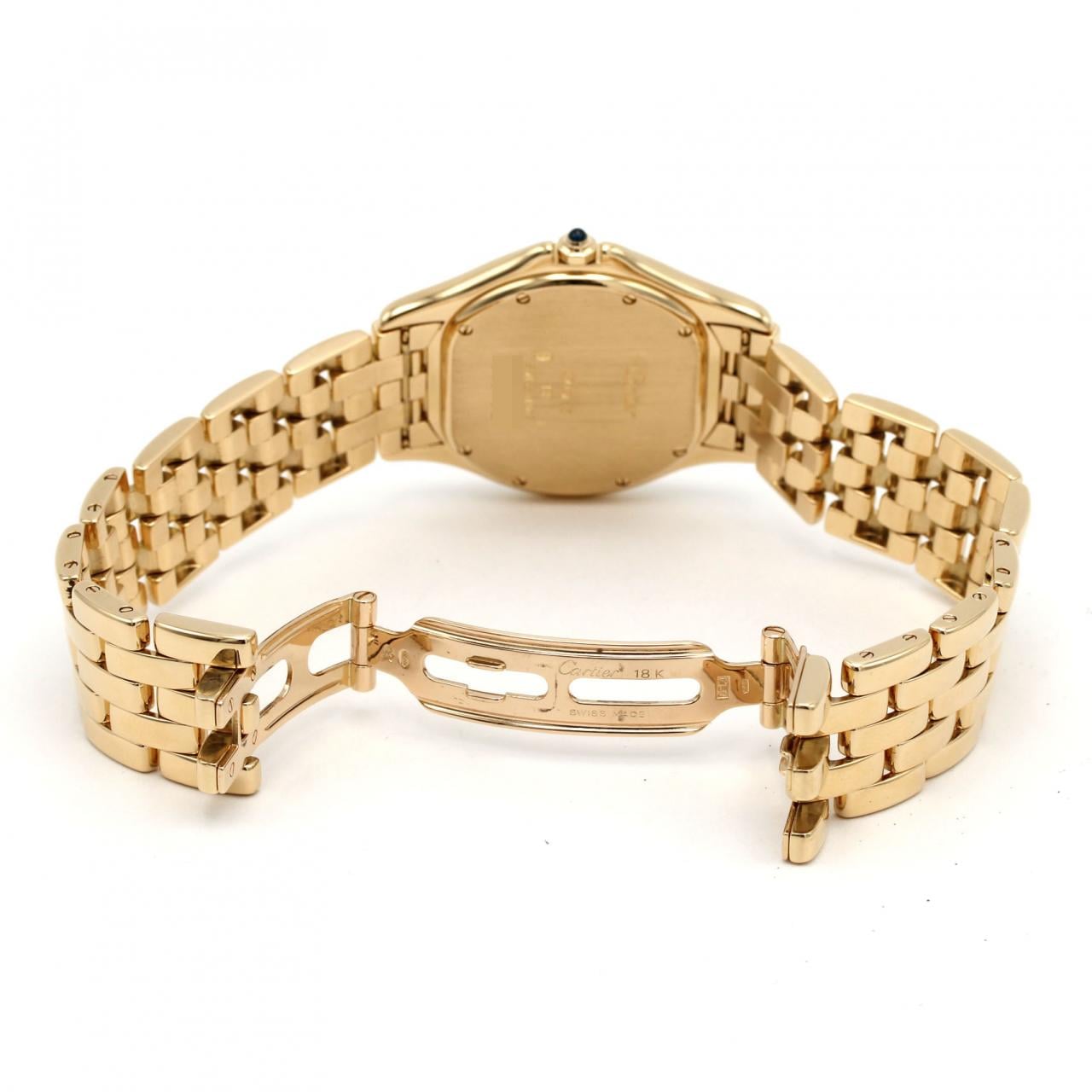 カルティエ パンテールクーガーLM YG W25013B9 YG クォーツ