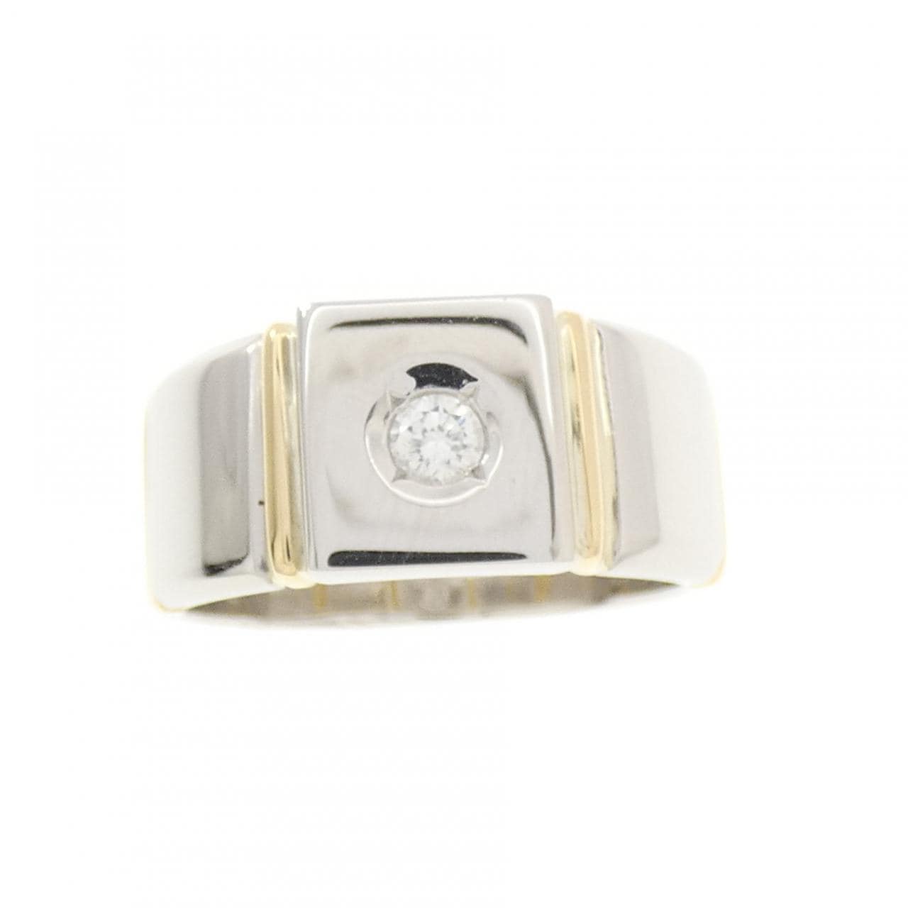 PT900/K18YG ダイヤモンド リング 0.142CT
