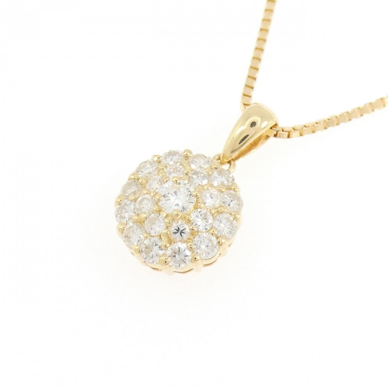 K18YG ダイヤモンド ネックレス 1.0CT