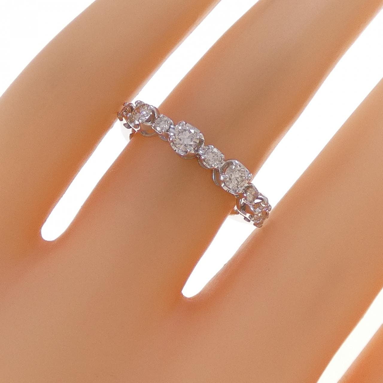 K18WG ダイヤモンド リング 0.50CT