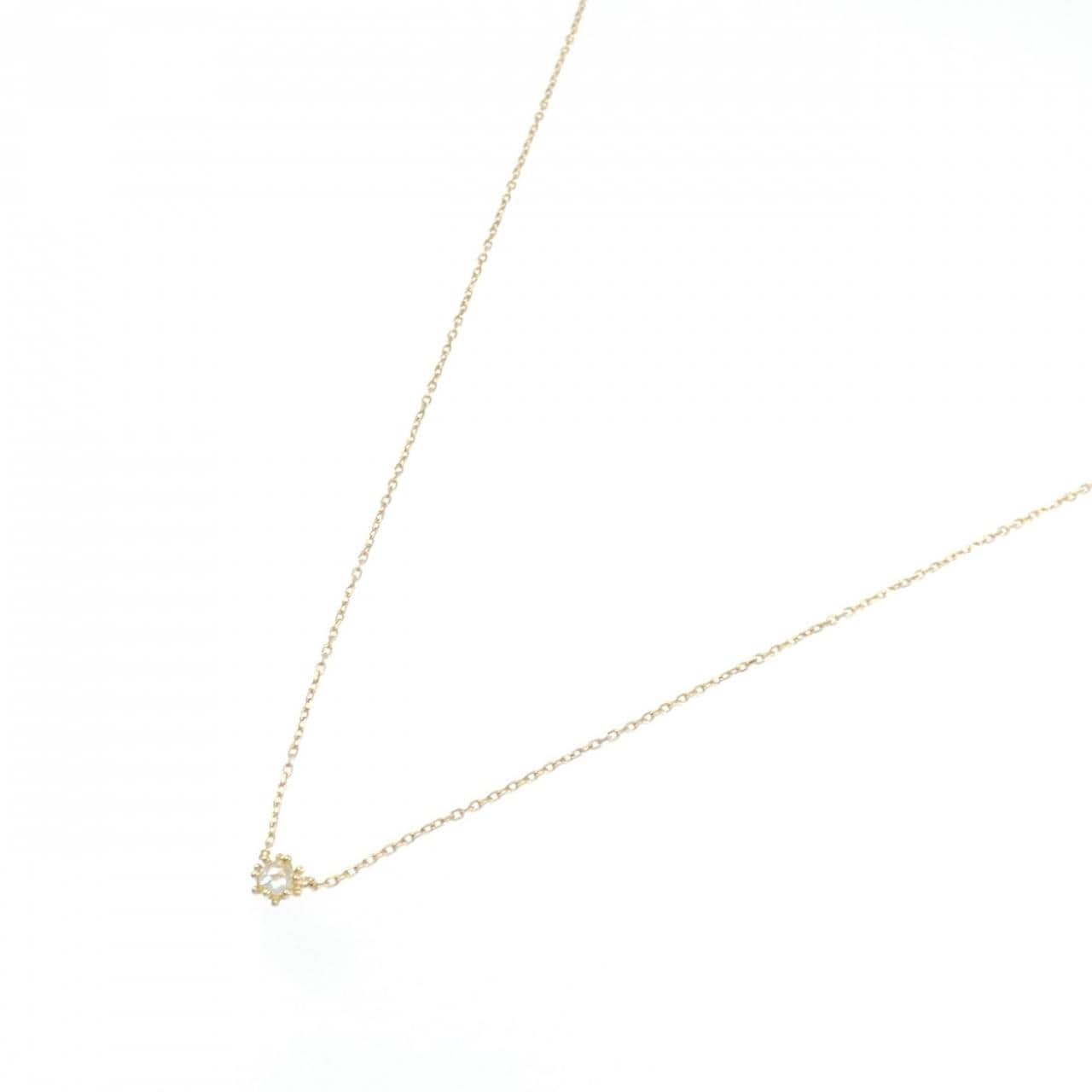 アガット ダイヤモンド ネックレス 0.02CT