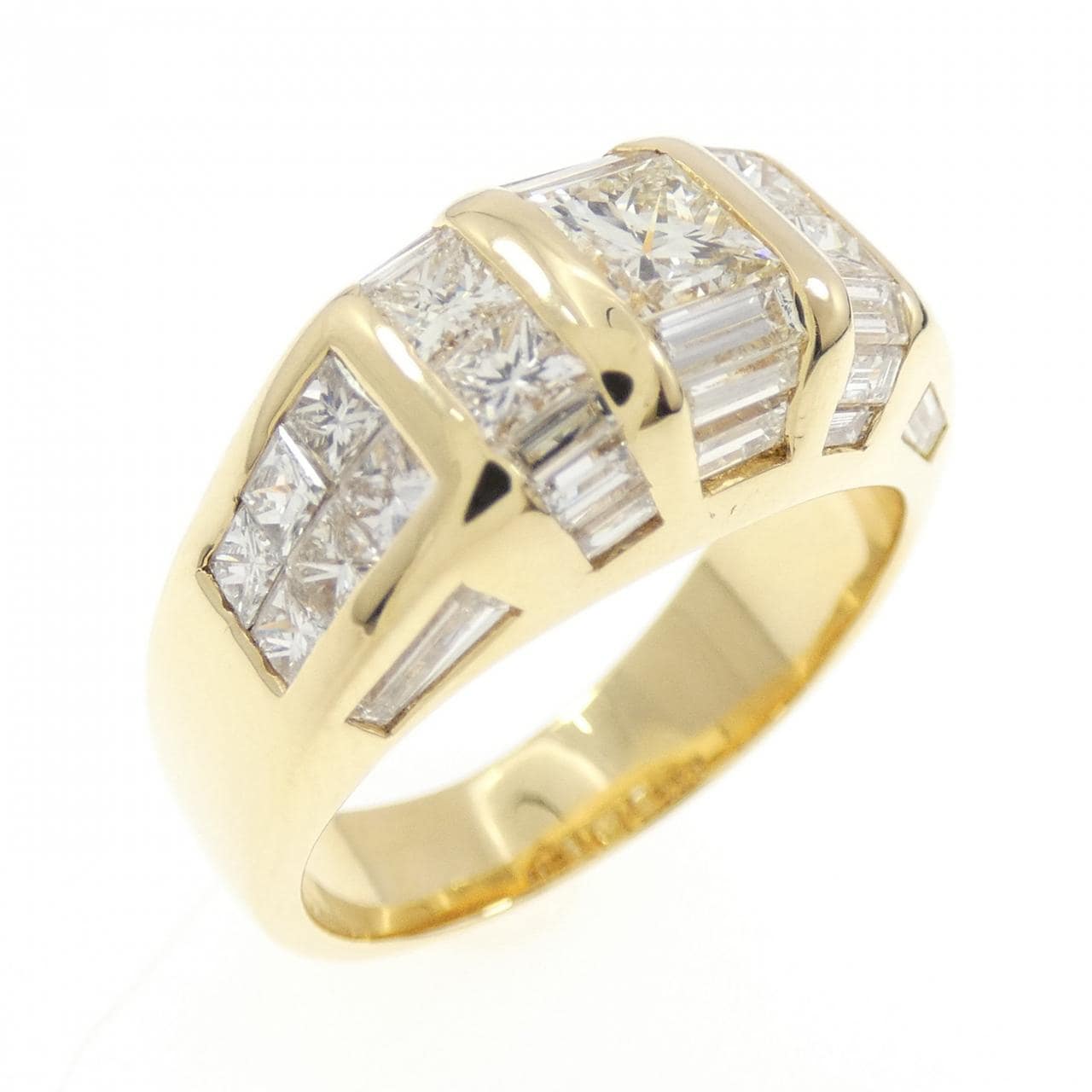 K18YG ダイヤモンド リング 2.00CT